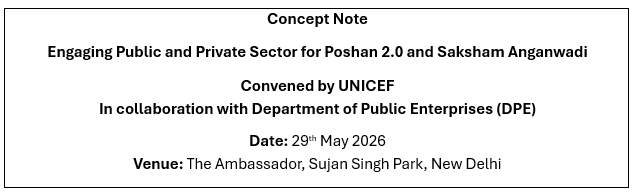 Engaging Public and Private Sector for Poshan 2.0 and Saksham Anganwadi