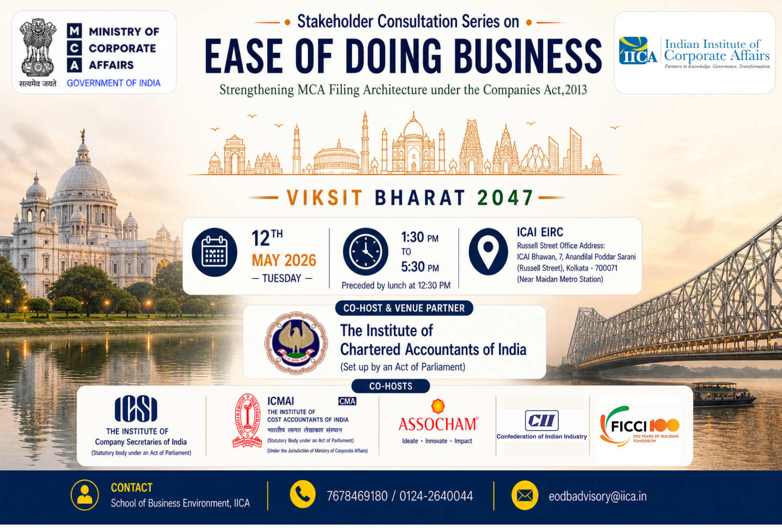 Stakeholder Consultation Series on Ease of Doing Business under the Companies Act, 2013-Kolkata